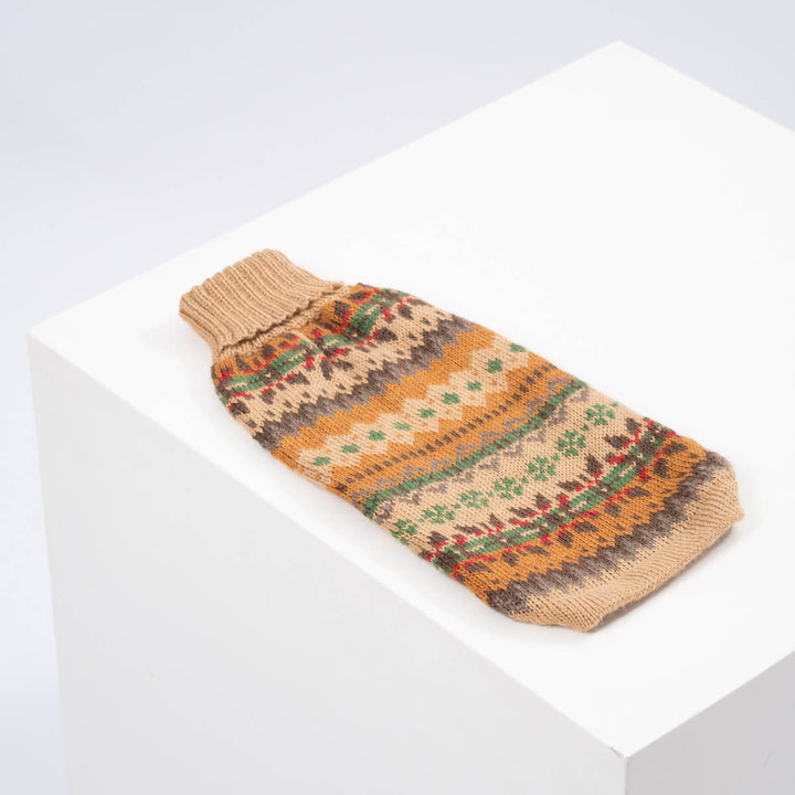 Alqo Wasi Fair Isle Finn Alpaca Dog Jumper