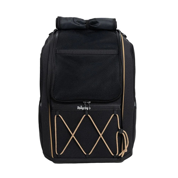 Ibiyaya Large Dog Carrier Backpack - Jet Black