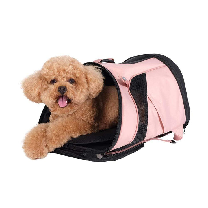 Ibiyaya Ultralight Backpack Dog/Cat Pet Carrier - Coral Pink