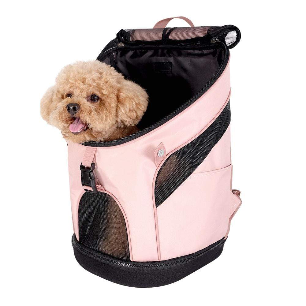 Ibiyaya Ultralight Backpack Dog/Cat Pet Carrier - Coral Pink