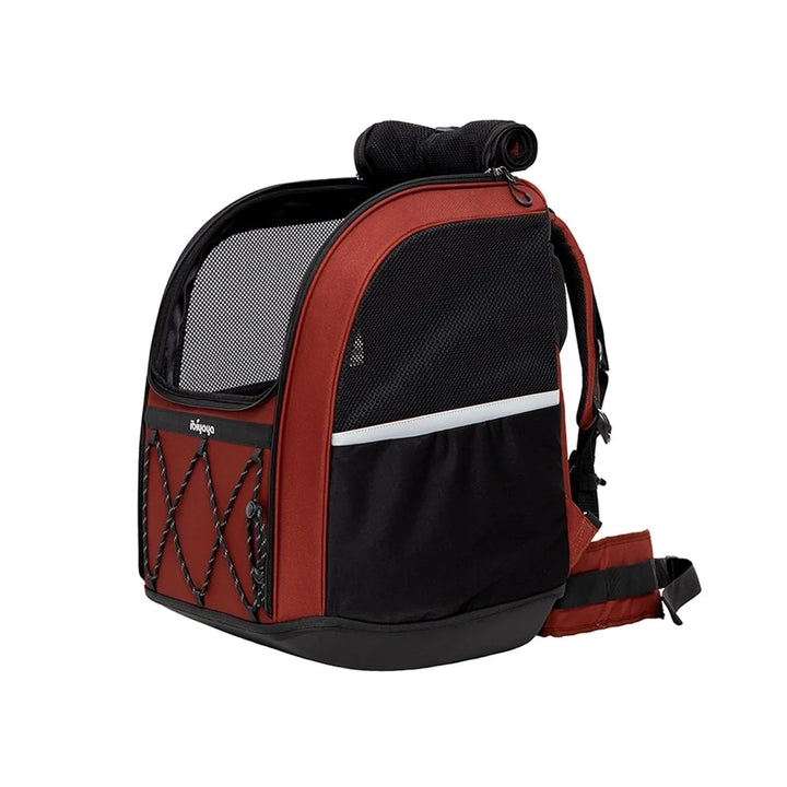 Ibiyaya Large Dog Carrier Backpack - Maroon