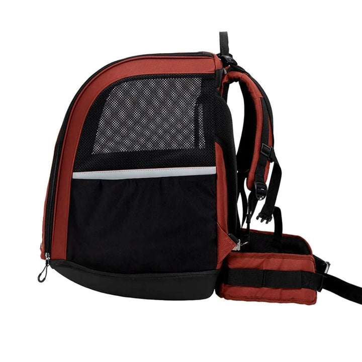 Ibiyaya Large Dog Carrier Backpack - Maroon