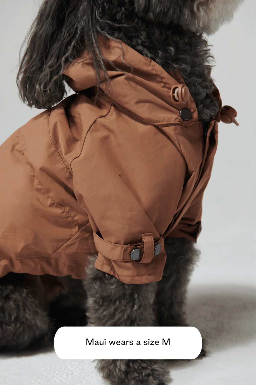 Maxbone Talon Dog Raincoat - Camel