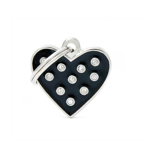 My Family Chic Heart Black