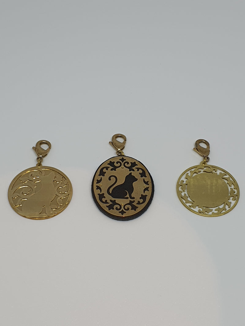 ID TAG - KITTINGHAM - INDIVIDUALLY HANDMADE BRASS CAT ID TAG