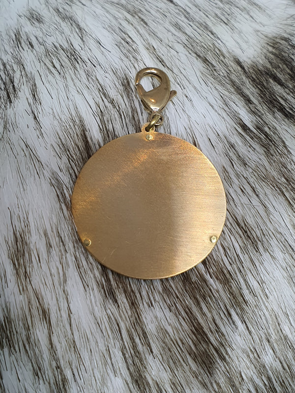 ID TAG - DOGTOPIA - INDIVIDUALLY HANDMADE BRASS DOG ID TAG