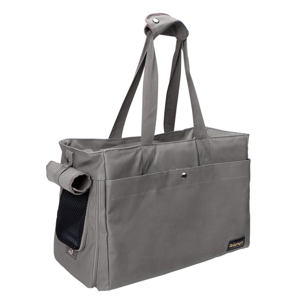 Ibiyaya Soft Canvas Pet Carrier Tote Bag for Small Pets - Grey