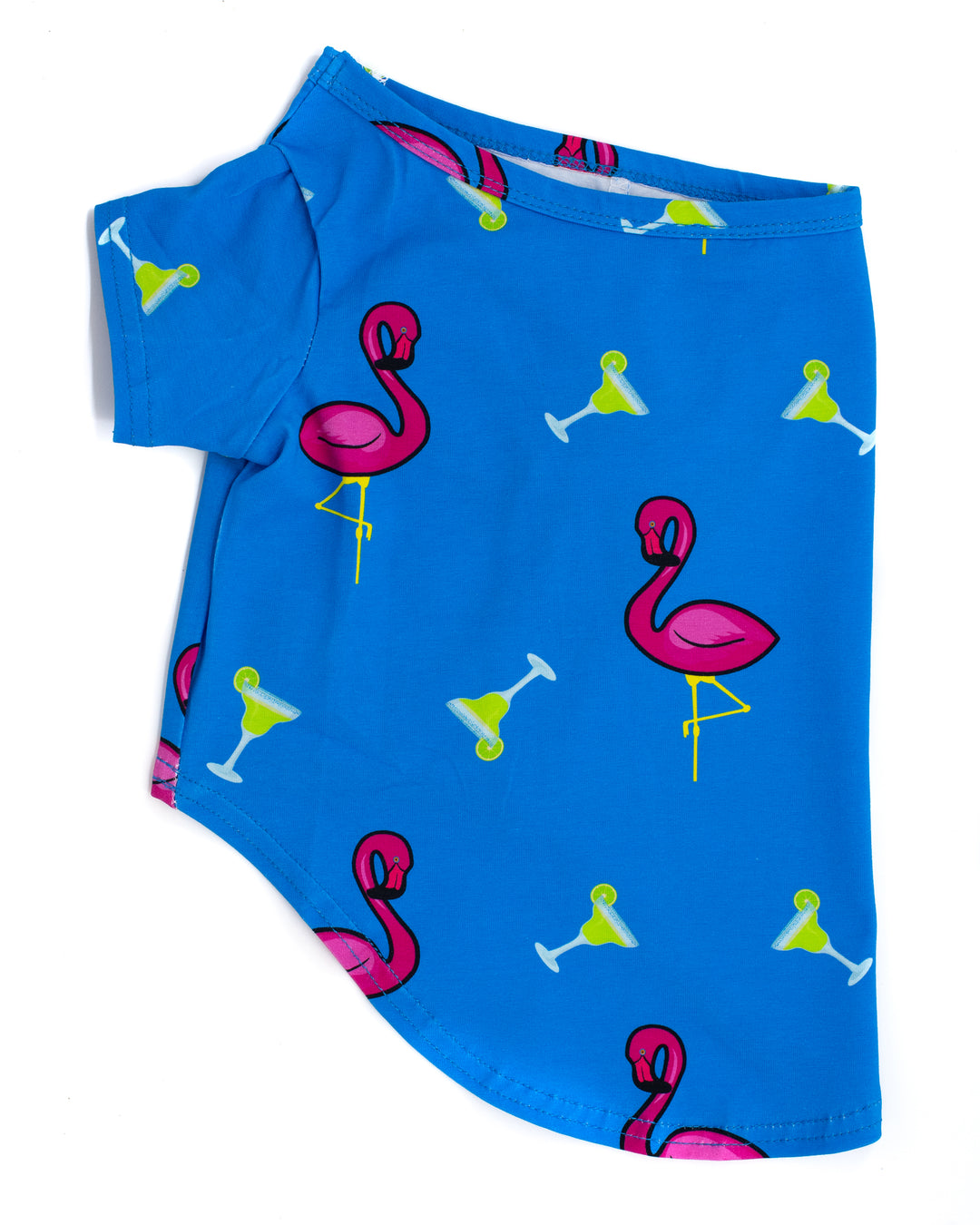Vibrant Hound Flamingo Splash T Shirt