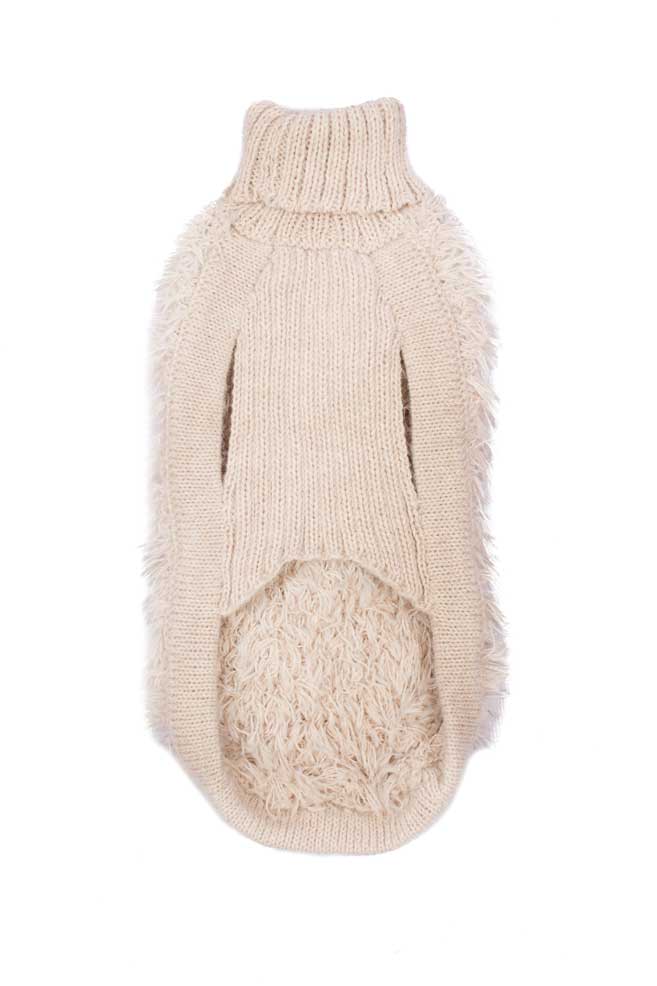 Alqo Wasi Games of Bones Alpaca Dog Jumper - Nude