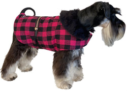 Dog Coat - The Ritz Premium Wool Blend Collection Passionata Pink - Lux Pets