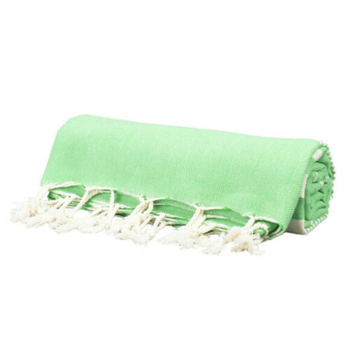 Thin Turkish Dog Towel - Light Green