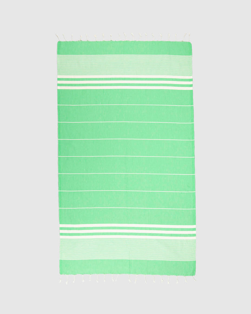 Thin Turkish Dog Towel - Light Green