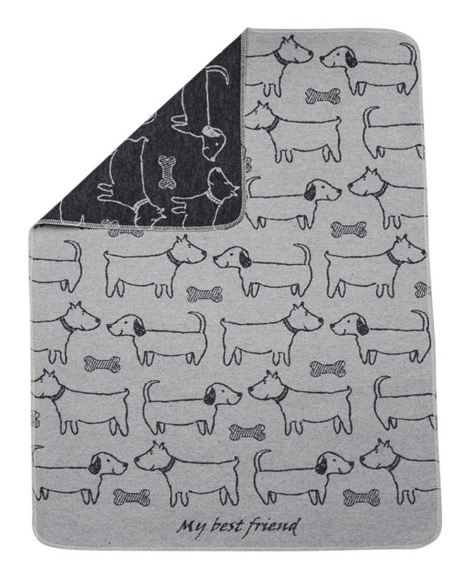 David Fussenegger - Grey Best Friends All Over Pet Blanket