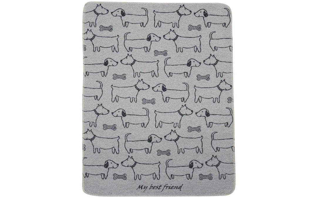 David Fussenegger - Grey Best Friends All Over Pet Blanket