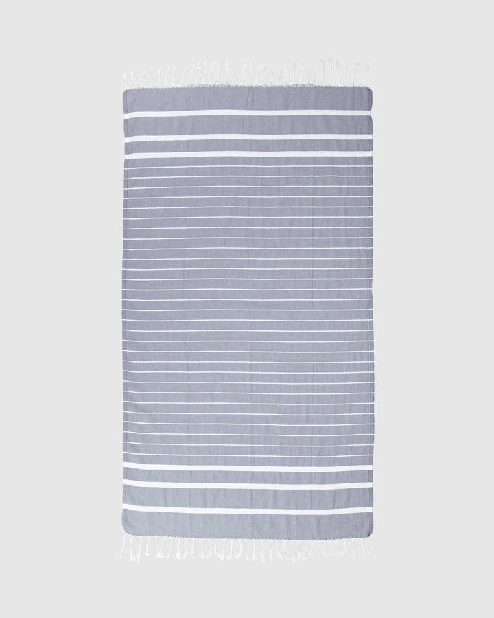 Thin Turkish Dog Towel - Dark Grey