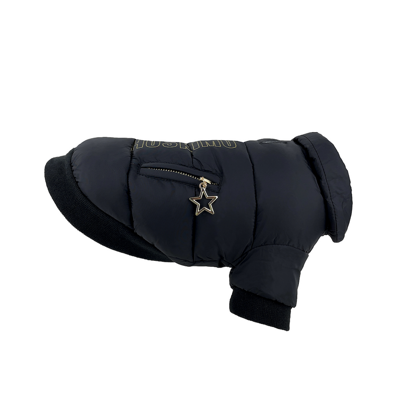 Huskimo Street Gangsta Dog Coat - Black