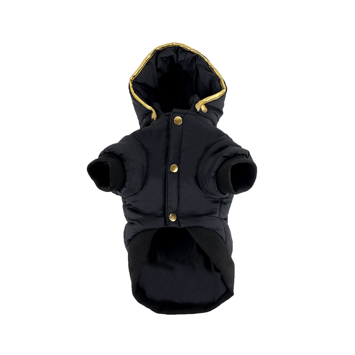 Huskimo Street Gangsta Dog Coat - Black