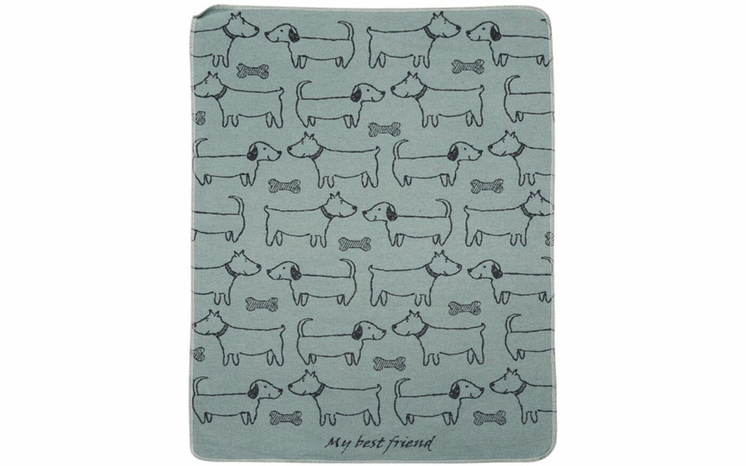 David Fussenegger - Light Green Best Friends All Over Pet Blanket