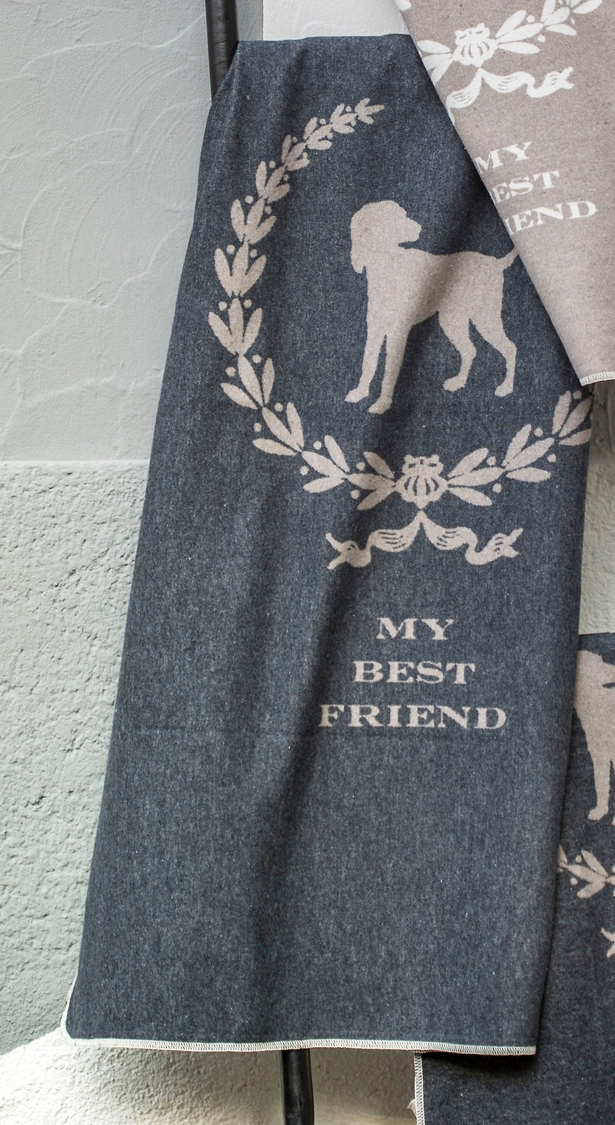 David Fussenegger - My Best Friend Charcoal Pet Blanket
