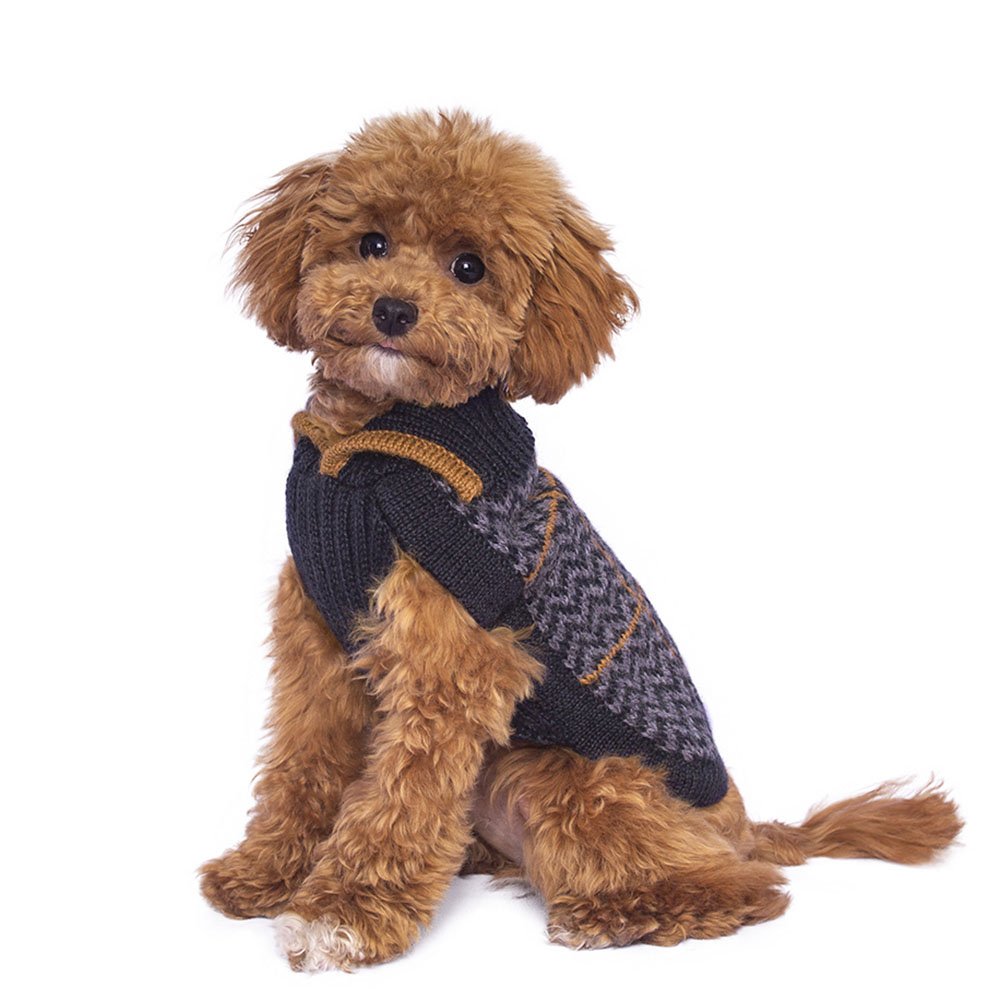 Alqo Wasi Preppy Blue Alpaca Dog Jumper