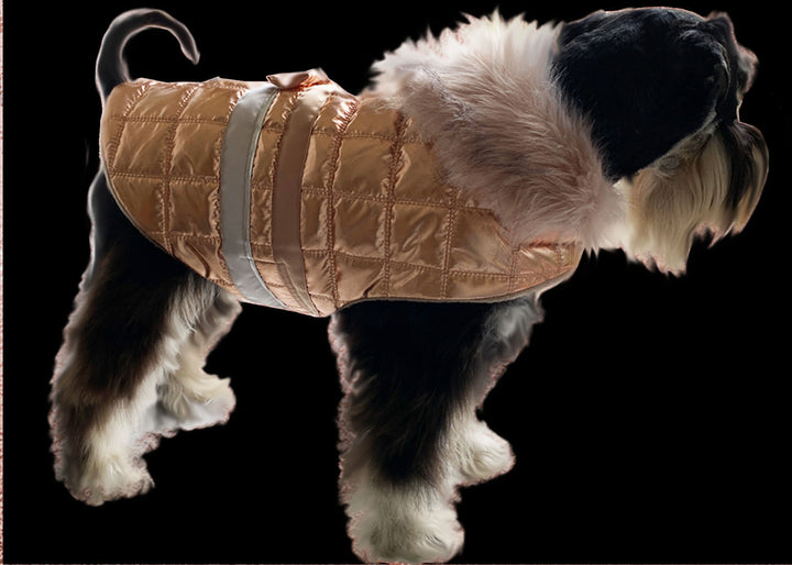 Dog Coat - The Ritz Collection Rose Gold