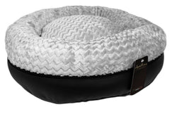 Anteprima Donut Dog/Cat Bed - Grey Exclusive to Lux Pets