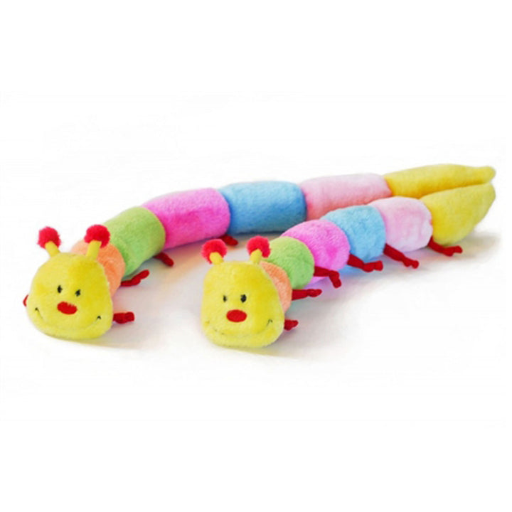 Zippy Paws CATERPILLAR WITH 6 SQUEAKERS DOG TOY