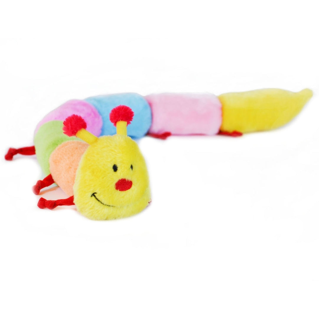 Zippy Paws CATERPILLAR WITH 6 SQUEAKERS DOG TOY