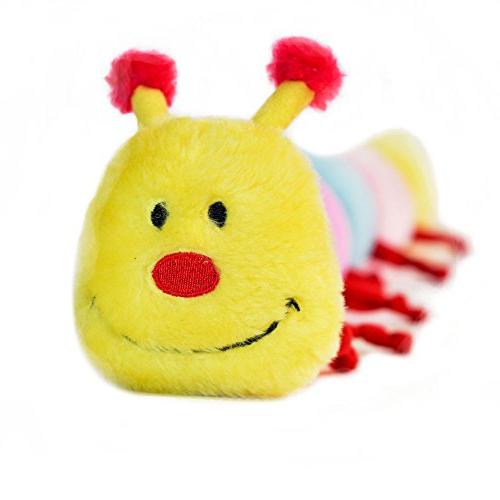 Zippy Paws CATERPILLAR DELUXE WITH 6 BLASTER SQUEAKERS DOG TOY