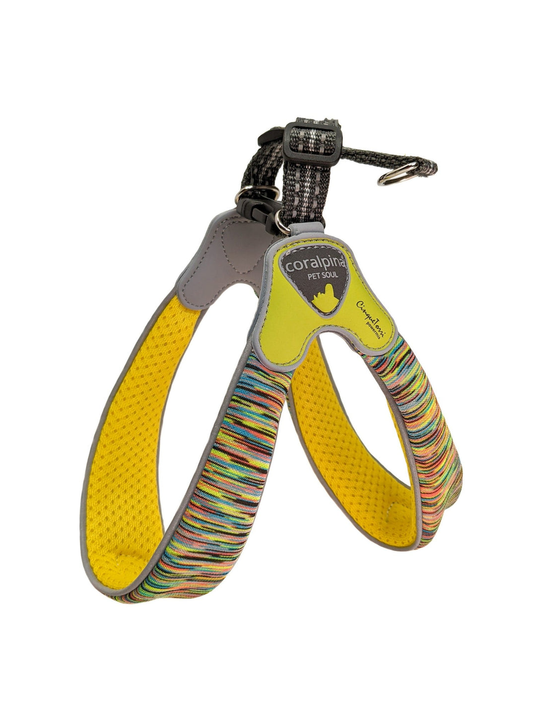 Dog  Harness - The Cinquetorri Powermix Yellow Melange