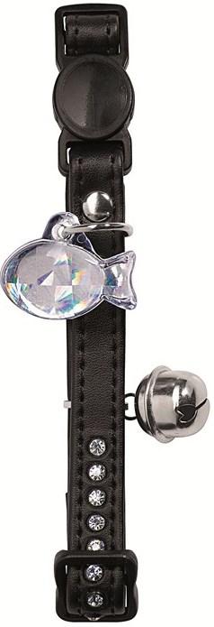 HUNTER INTERNATIONAL MODERN ART LUXUS CAT  COLLAR - BLACK