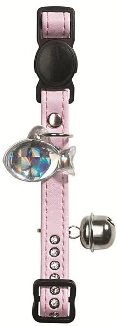 HUNTER INTERNATIONAL MODERN ART LUXUS CAT  COLLAR - PALE PINK