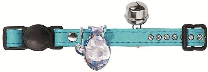 HUNTER INTERNATIONAL MODERN ART LUXUS CAT  COLLAR - TURQUOISE