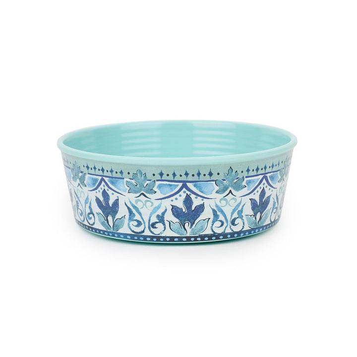 Barkley And Bella Fresco Dog/Cat Bowl  Small - Aqua