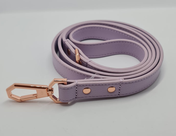Leather Dog Leash - Lilac