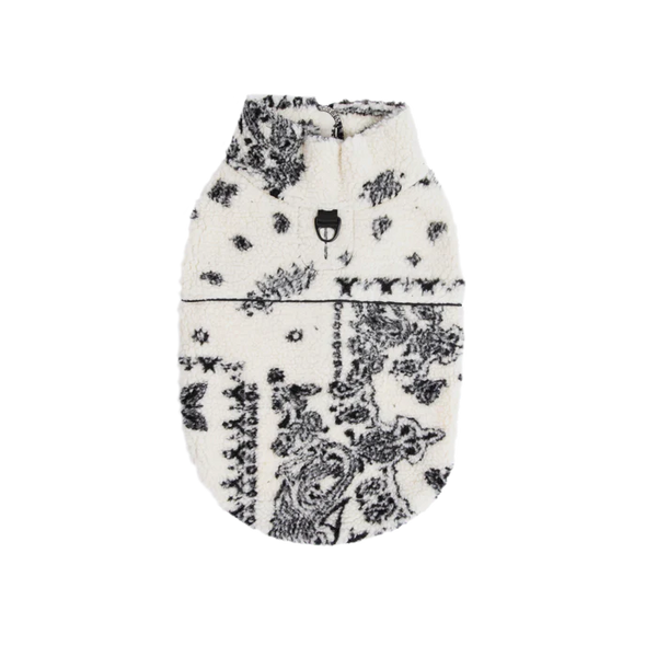 Dog Jacket/Jumper Paisley Sherpa Fleece - Lambwolf Collective
