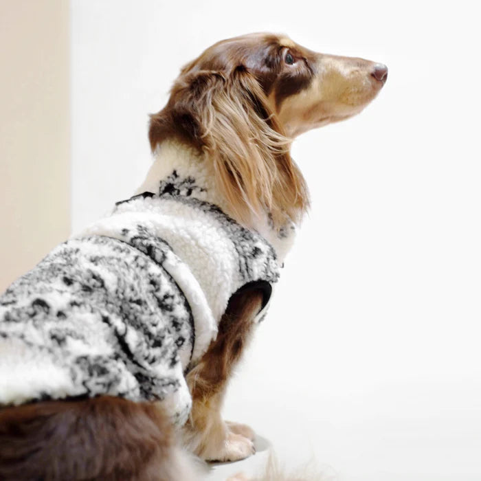 Dog Jacket/Jumper Paisley Sherpa Fleece - Lambwolf Collective