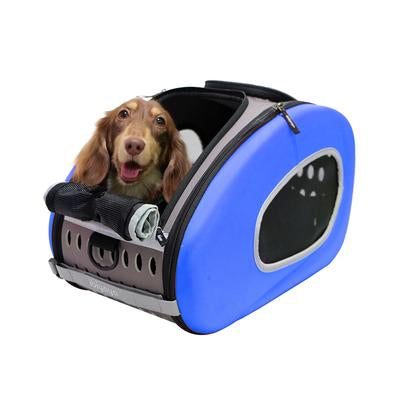 IBIYAYA EVA 5-IN-1 COMBO PET CARRIER ROYAL BLUE