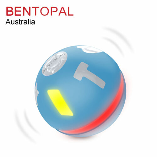 Bentopal Colourful LED Self-Rolling Smart Ball for Dog and Cats - Blue