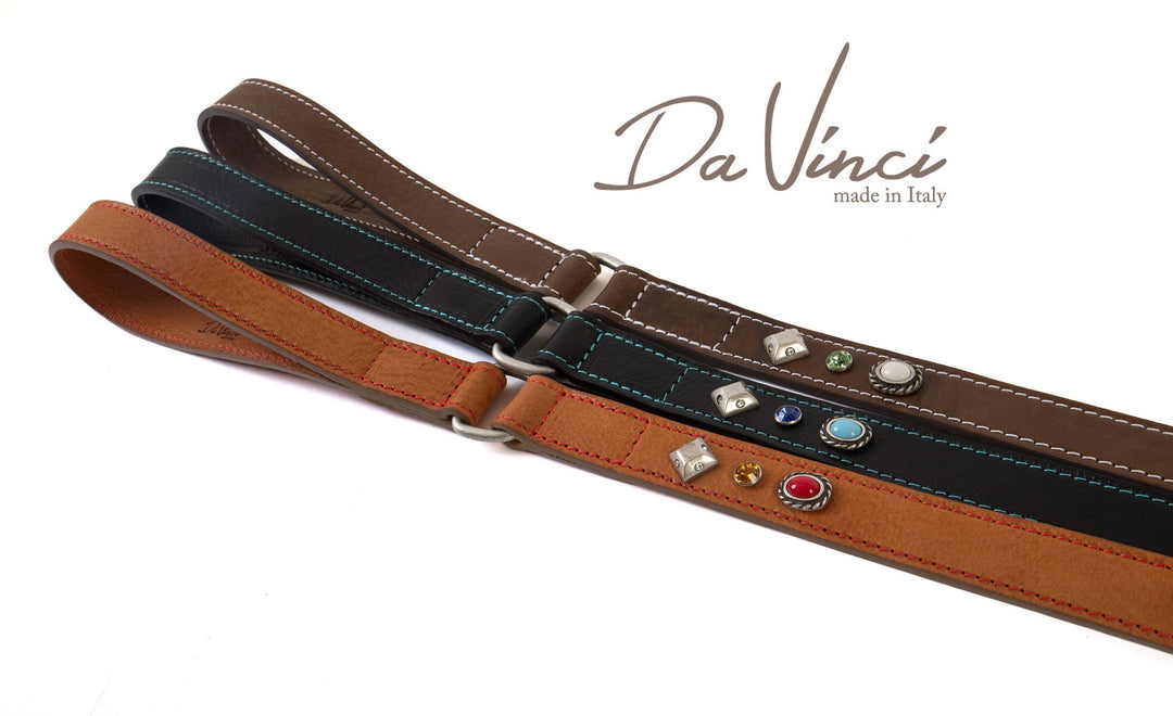 MADDALENA  LEATHER DOG LEASH