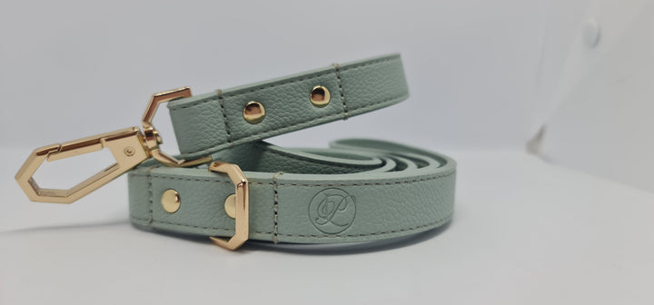 Leather Dog Leash - Sage