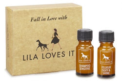 Lila Loves It Sample Set - Shampoo Sensitive and Intense Silky & Shine Conditioner 10ml