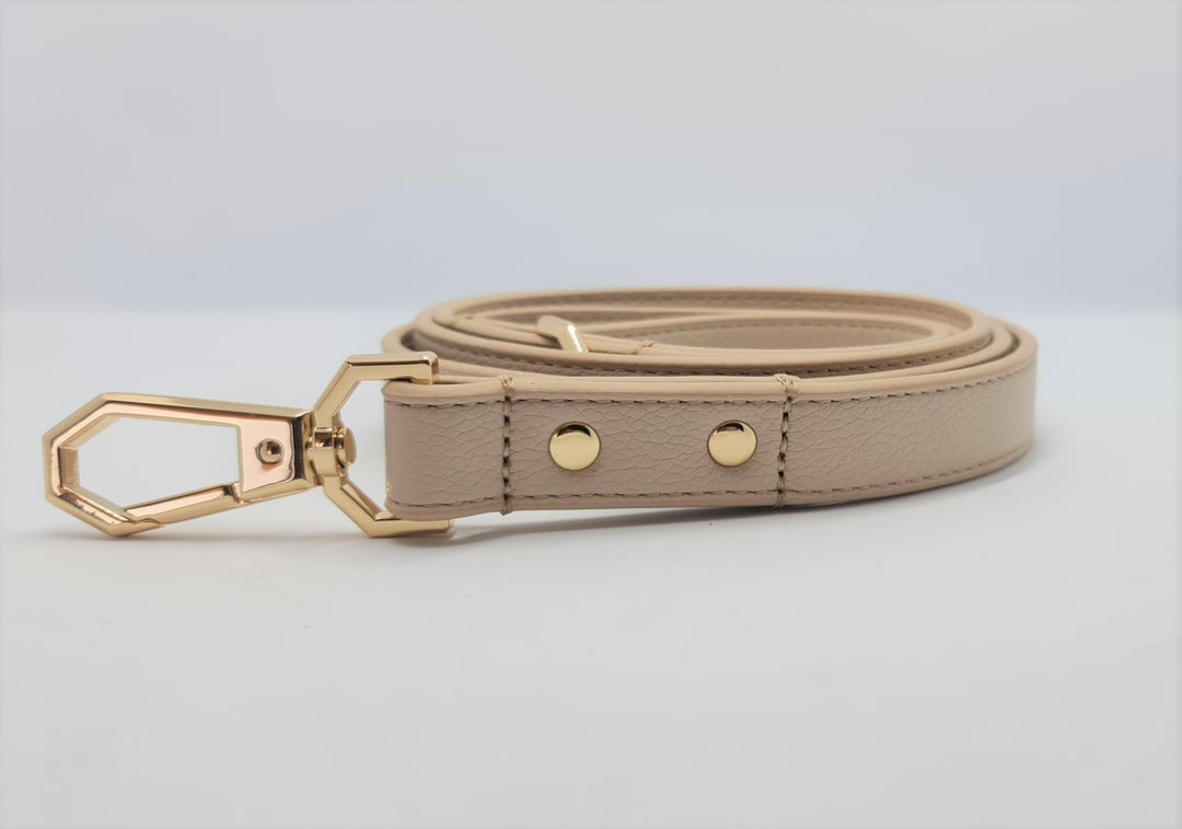 Leather Dog Leash - Taupe