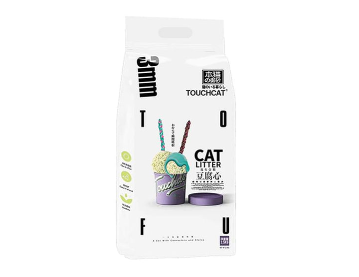 Cat Litter Touchcat Dissolvable Absorbent/Clumping/Scented/Flushable Pet Cat Litter 2.5kg TOUCHCAT