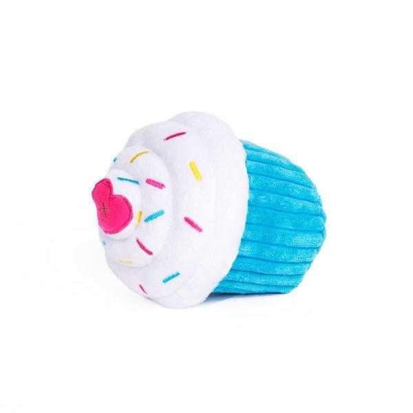 ZIPPYPAWS CUPCAKE BLUE DOG TOY