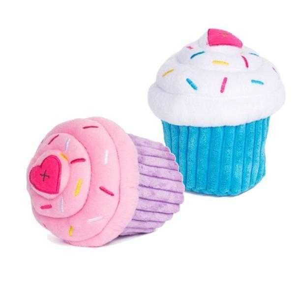 ZIPPYPAWS CUPCAKE BLUE DOG TOY